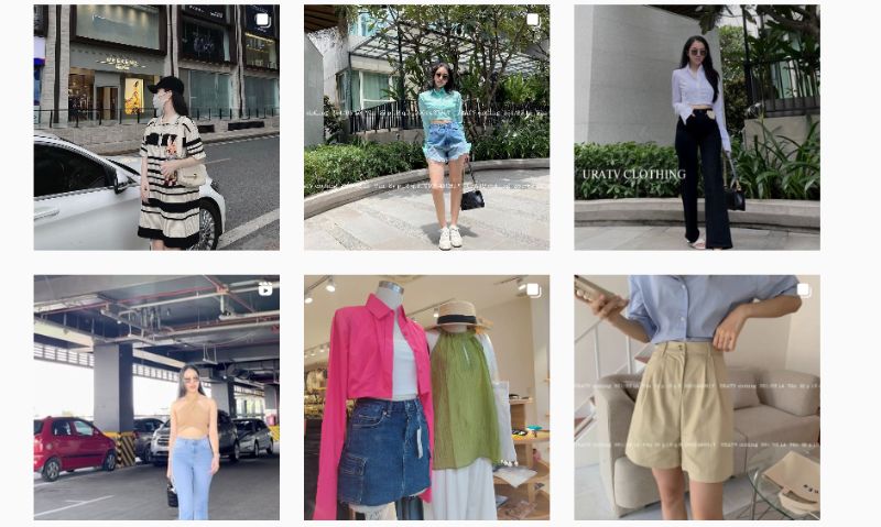 Các shop bán quần áo đẹp trên Instagram
